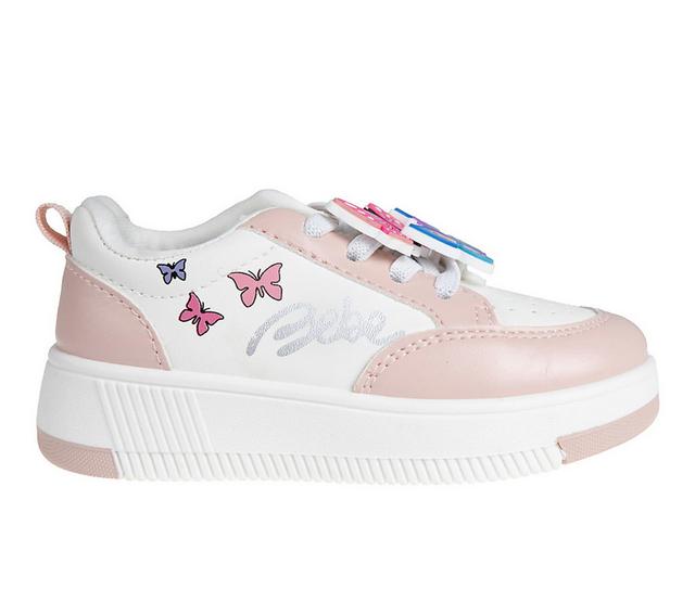 Girls' Bebe Toddler Melisa Sneakers in White color