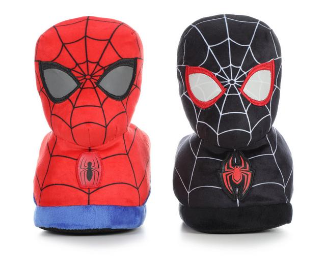 Ground Up Kids Spiderman Slippers in Black/Red color