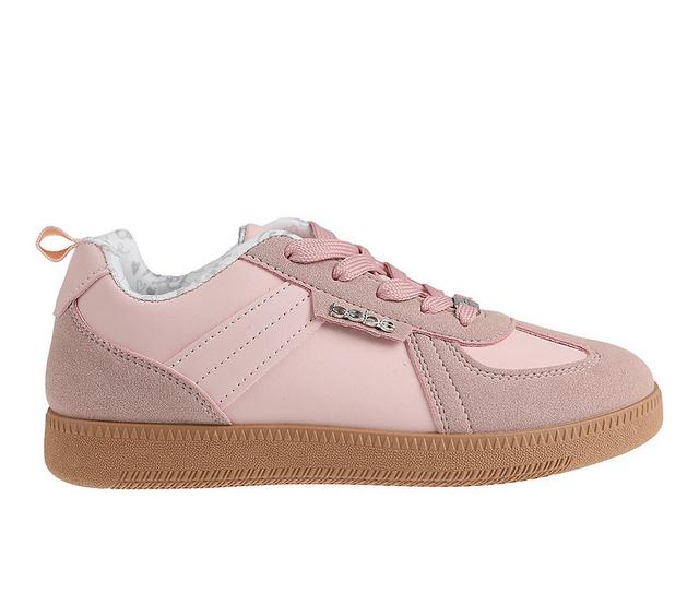 Girls' Bebe Little Kid Ginger Sneakers in Blush color
