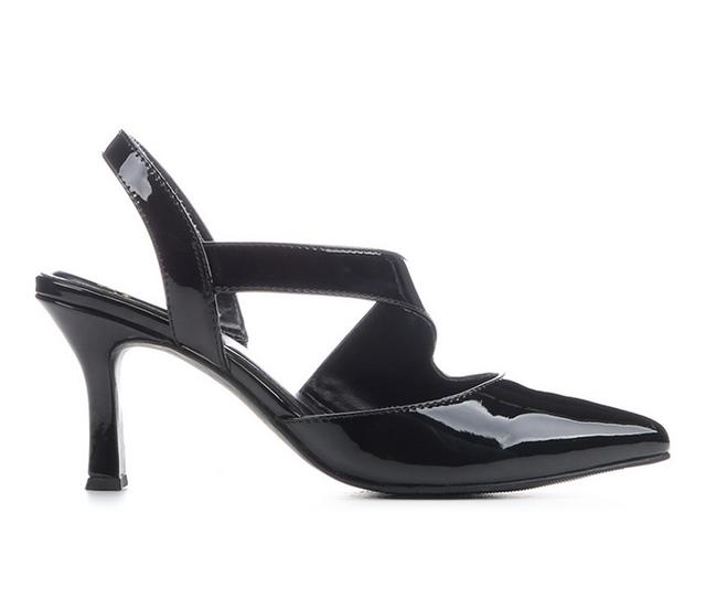 Women's Jones New York Telula Pumps in Black Pat color