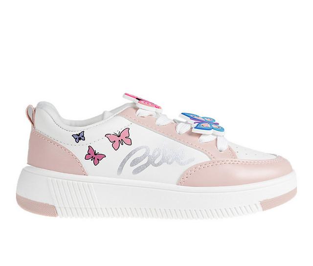 Girls' Bebe Little Kid Madison Sneakers in White color