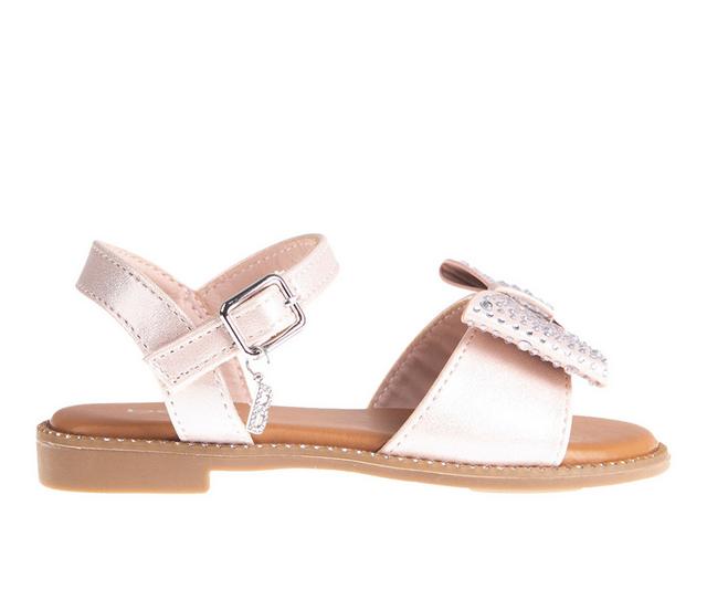 Girls' Bebe Little Kids Adrian Sandals in Blush color