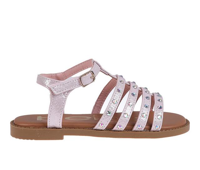 Girls' Bebe Little Kids Kendra Sandals in Pink color