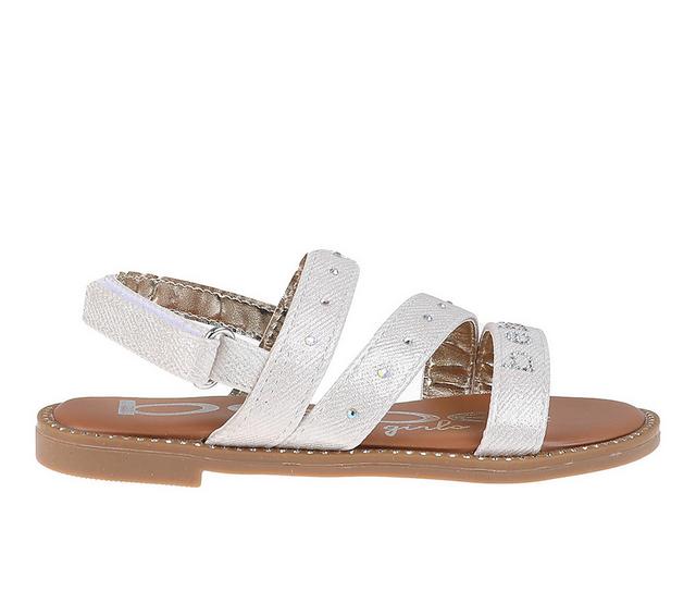 Girls' Bebe Little Kids Sage Sandals in Tan color