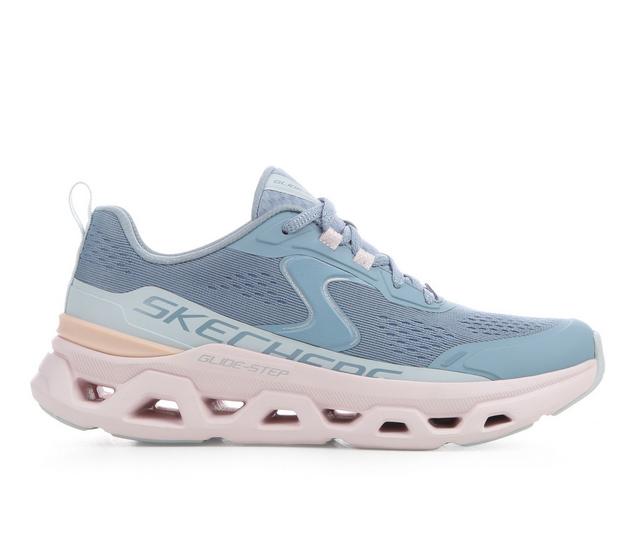 Women's Skechers 150519 Glide Step Altus Running Shoes in Slate/Pink color