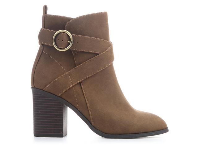 Women's Vintage 7 Eight Rowdy Booties in Chocolate color
