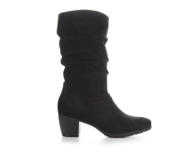 Women's Cliffs by White Mountain Angelie Booties in Black Fabric color