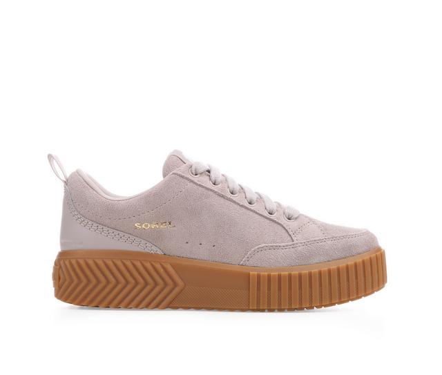 Women's Sorel Ona Ave Low Sneaker in CrushedClay Gum color
