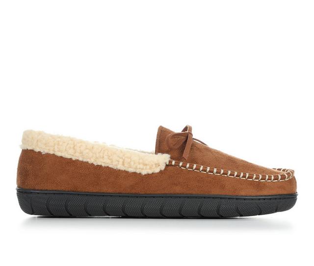 Dockers Accessories Rolled Collar Boater Slippers in Rust color
