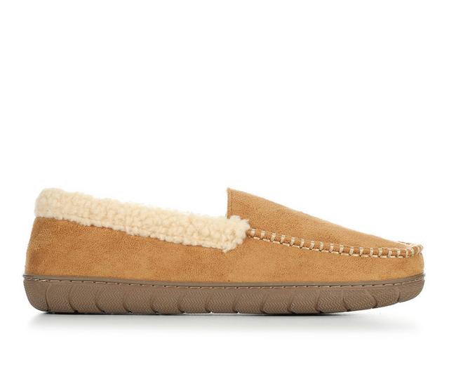 Dockers Accessories Rolled Collar Venetian Slippers in Tan color