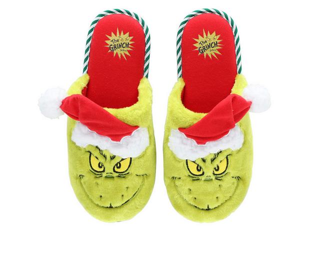 GRINCH Men's Grinch Slipper in Green color