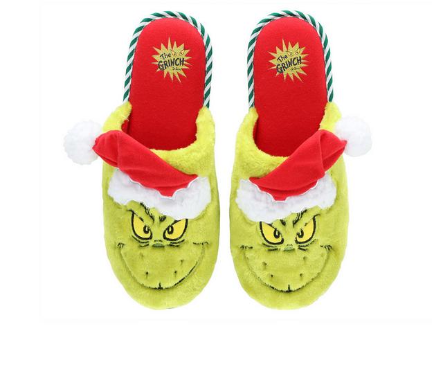 GRINCH Women's Grinch Slipper in Green color