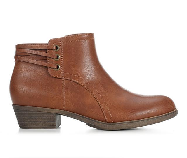 Women's Vintage 7 Eight Tarak Booties in Cognac color