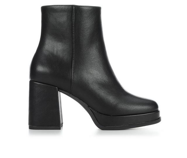 Women's Delicious Graham-S Booties in Black color