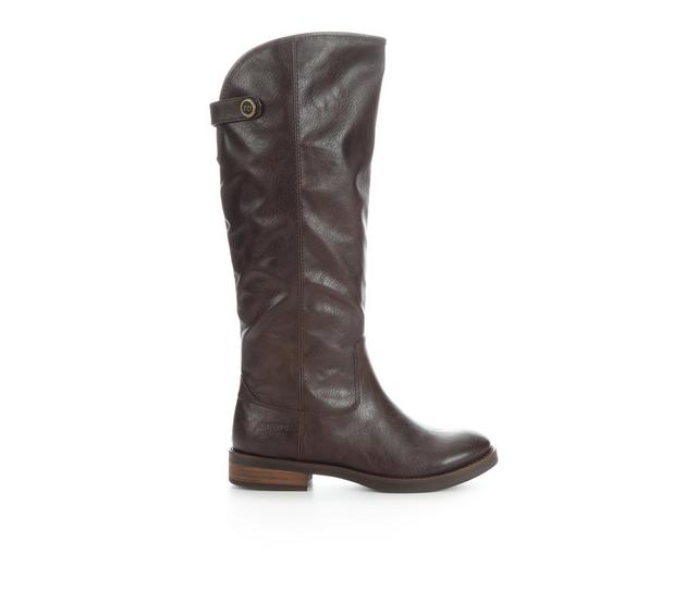 Women's Frye & Co. Kellie Button Tall Knee High Boots in Dark Brown color