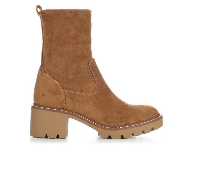 Women's MIA Camryn Booties in Cognac color