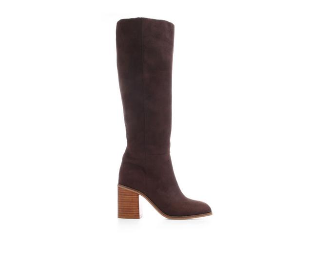 Women's MIA Analynn Knee High Boots in Chocolate color