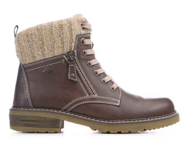 Women's SPRING STEP Risona Booties in Brown color