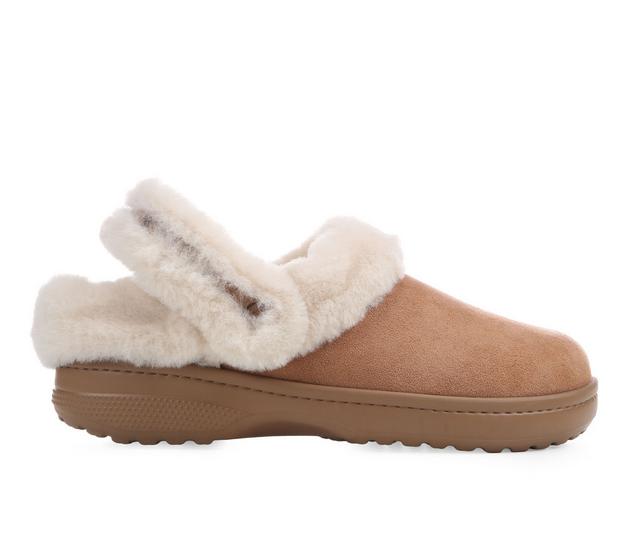 Adults' Crocs Classic Unfurgettable Sueded Clog in Sepia color