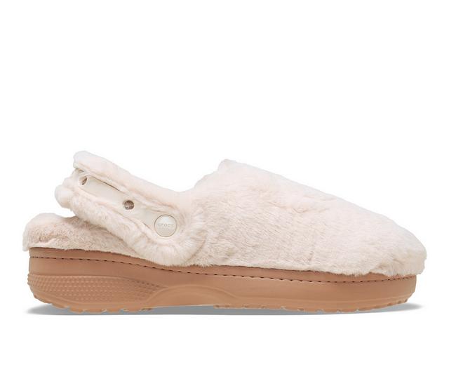 Adults' Crocs Classic Unfurgettable Sueded Clog in Quartz color
