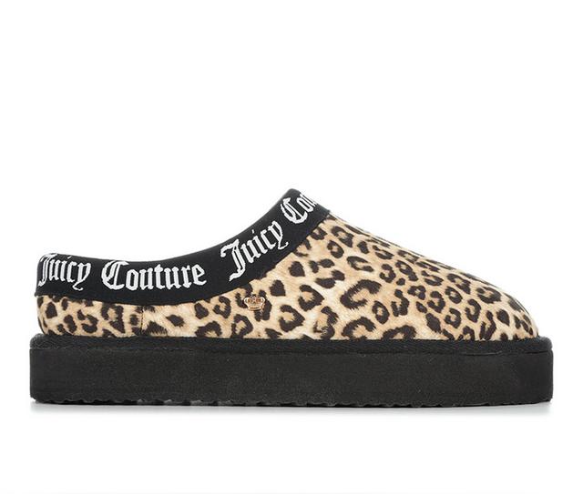 Women's Juicy Oney Slippers in Leopard color