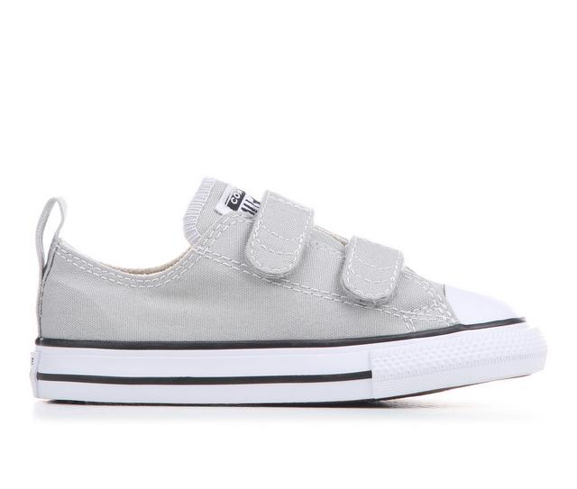 Kids' Converse Infant & Toddler Chuck Taylor Easy-on Sneakers in Grey/White color