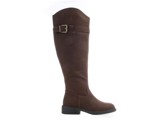 Women's Jellypop Fiora Knee High Boots in Dark Brown color