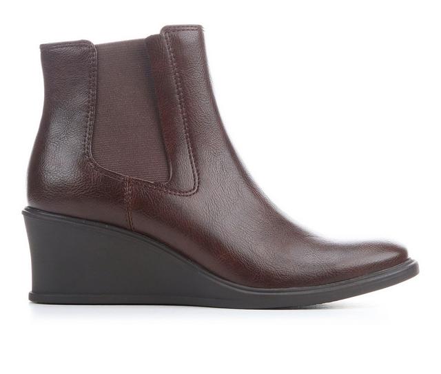 Women's EuroSoft Rhodes Wedge Boots in Brown color