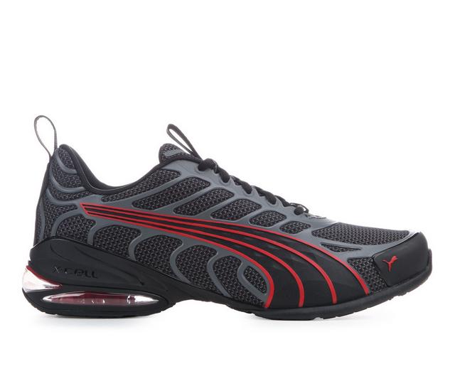 Puma Voltra Sneakers in Black/Grey/Red color