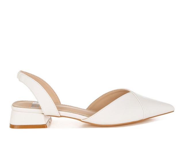Women's Rag & Co Tijay Flat Sandals in White color