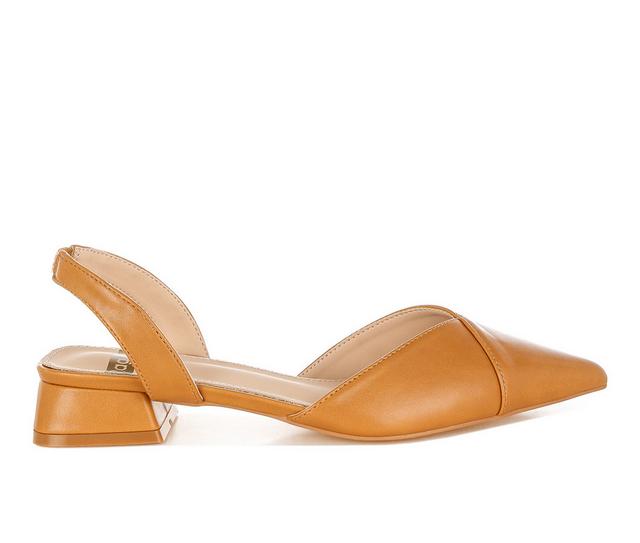 Women's Rag & Co Tijay Flat Sandals in Tan color