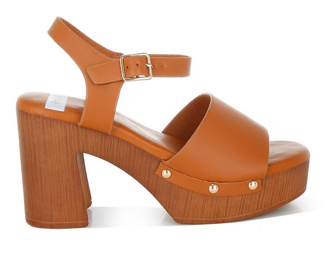 Women's Rag & Co Sawor Dress Sandals in Tan color