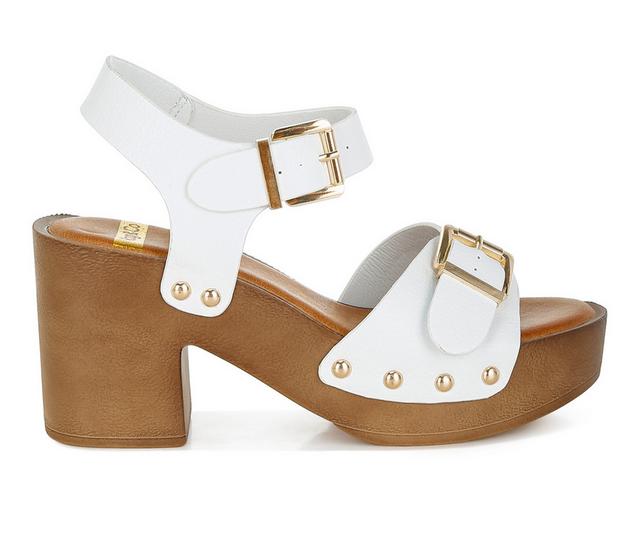 Women's Rag & Co Ompasa Dress Sandals in White color