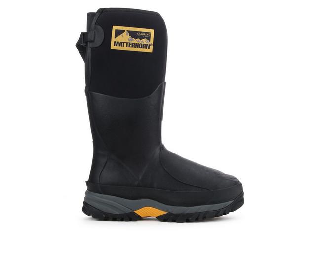 Men's Matterhorn Mud Jumper Work Boots in Black color