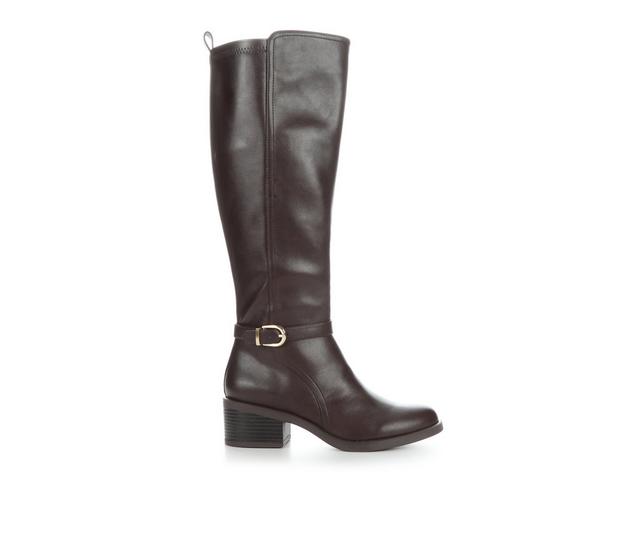 Women's White Mountain Custom Knee High Boots in Dk Brown color