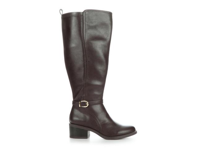 Women's White Mountain Custom Knee High Boots in Dk Brown WC color