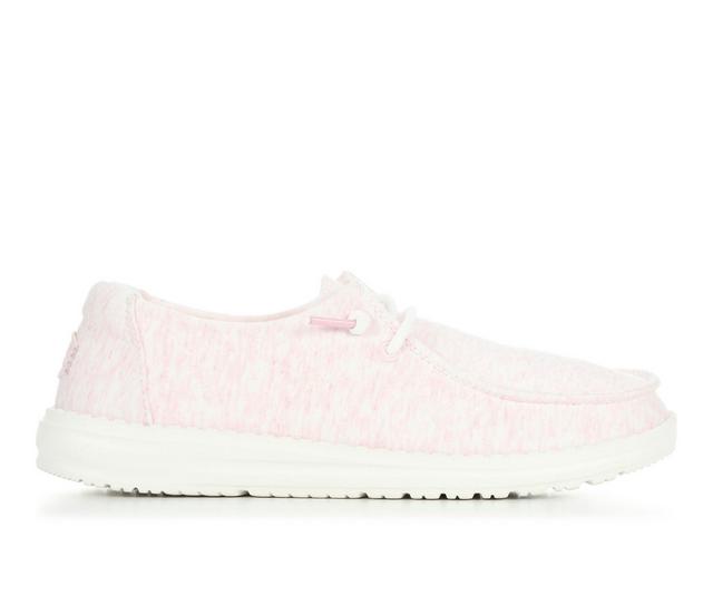 Women's HEYDUDE Wendy Stretch Jersey in Light Pink color