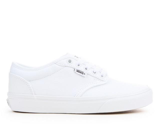 Women's Vans Atwood Skate Shoes in White Mono color