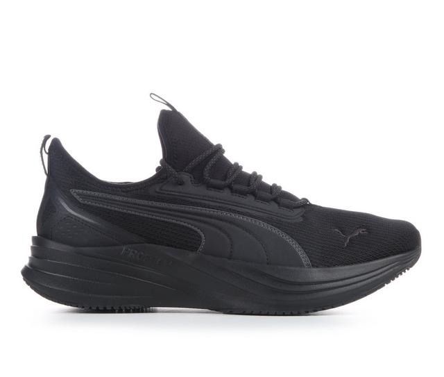 Men's Puma Darter Pro 2 LS Running Shoes in Black/Black color