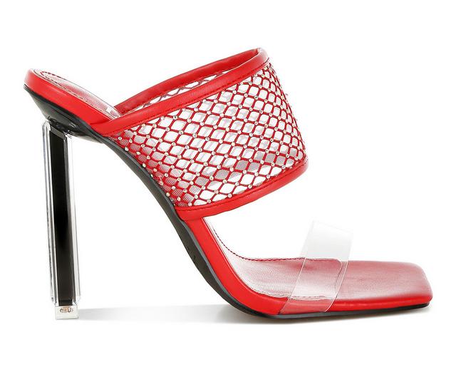 Women's London Rag Salween Dress Sandals in Red color