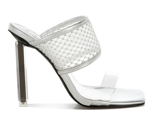 Women's London Rag Salween Dress Sandals in Silver color