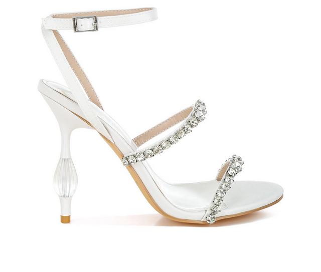Women's London Rag Aragon Dress Sandals in White color