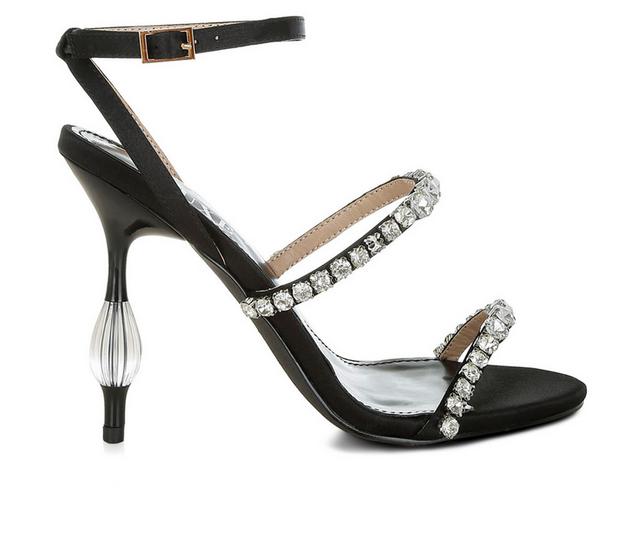 Women's London Rag Aragon Dress Sandals in Black color