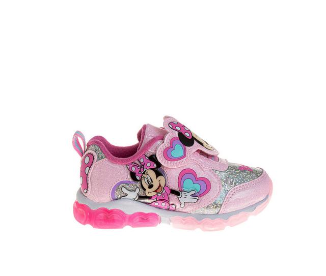 Disney Infant Minnie Velcro 6-12 in Pink color