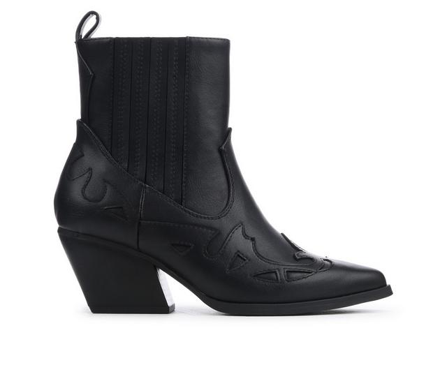 Women's Soda Ember-S Booties in Black color