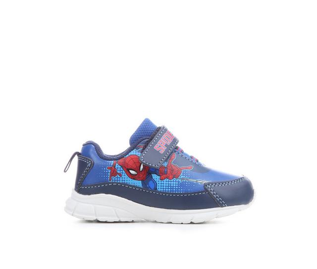 Kids' MARVEL Toddler & Little Kid Spiderman Web Sneakers in Blue color