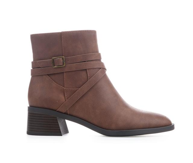Women's Soda Spruce-S Booties in Brown color