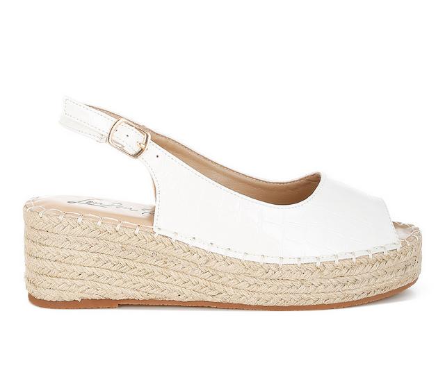 Women's London Rag Yarael Wedges in White color