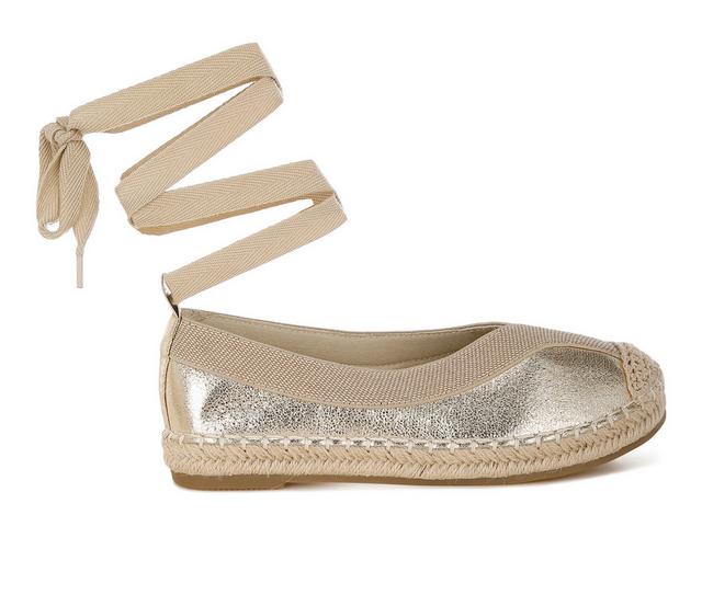 Women's London Rag Zayal Flats in Gold color