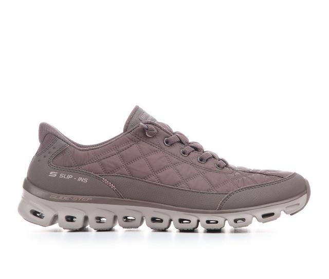 Women's Skechers Glide-Step Cozy Fit 104556 Slip-In Sneakers in Stone color